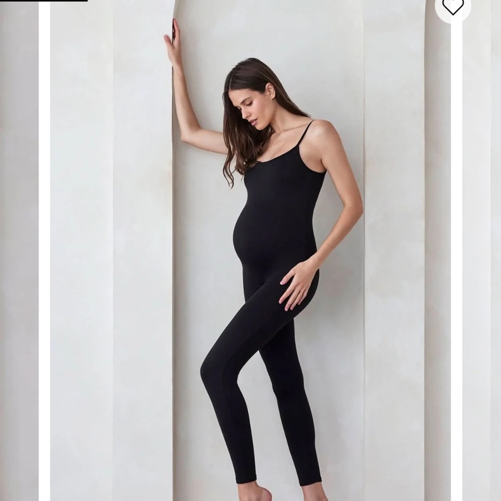 Chic Black Maternity Jumpsuit